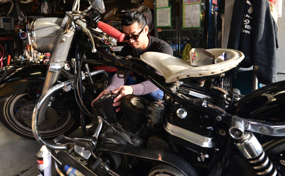 電工歴20年、バイク歴26年。バイクがなかったら、おれは生きられないよ（笑）。